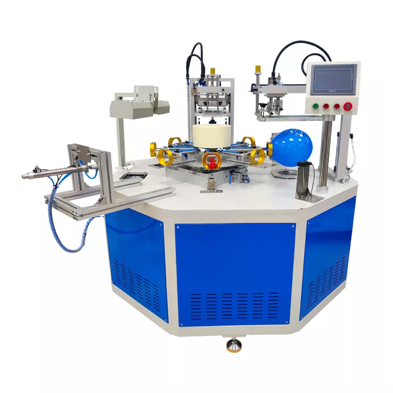 دستگاه چاپ روی صفحه نمایش بالن 2 رنگ اتوماتیک